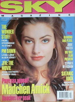 SKYMAG magazine side cover February 1992