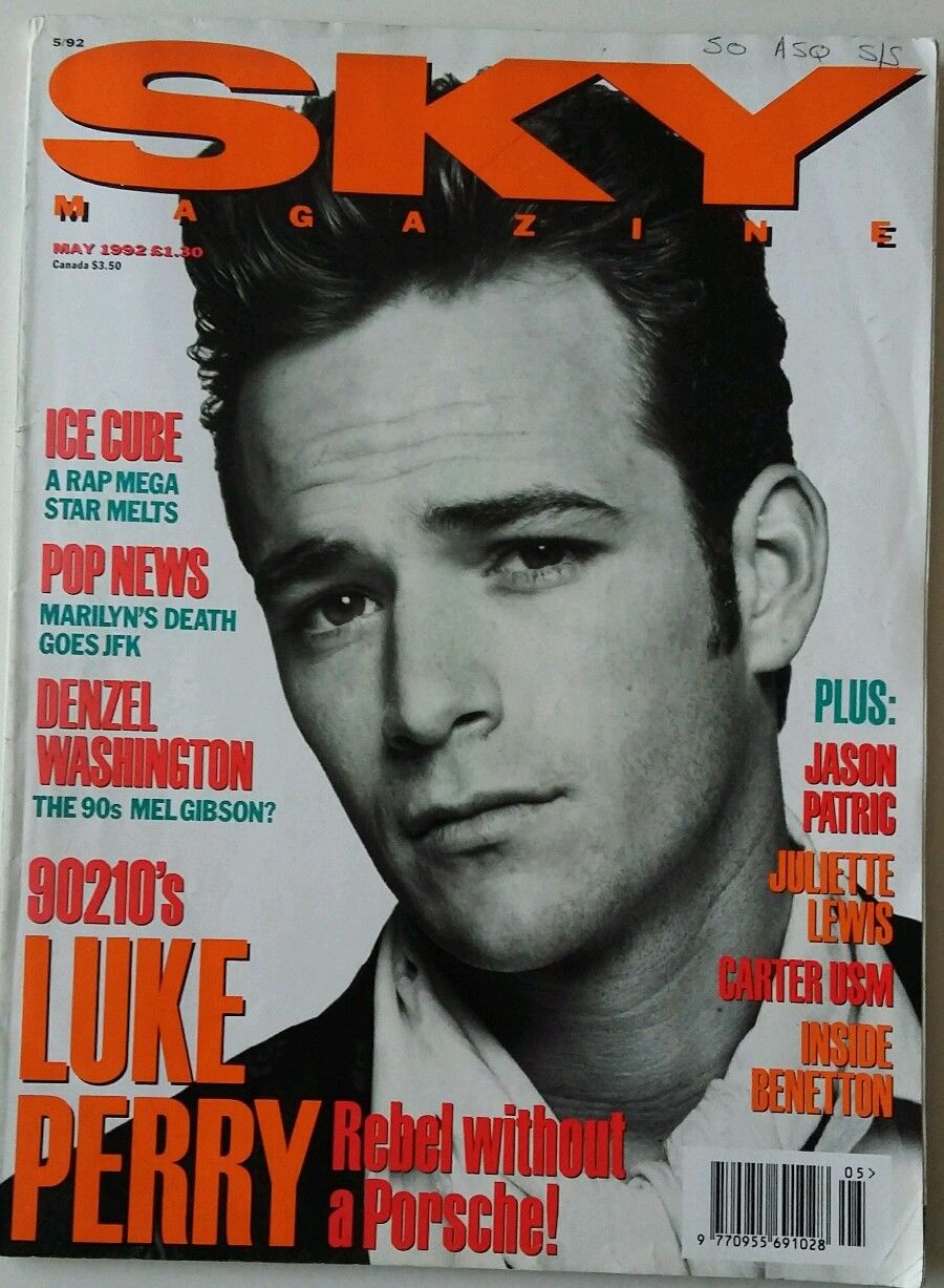 SKYMAG magazine side cover May 1992