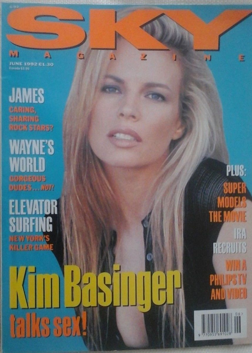 SKYMAG magazine side cover June 1992