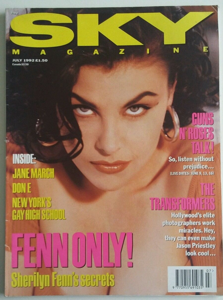 SKYMAG magazine side cover July 1992