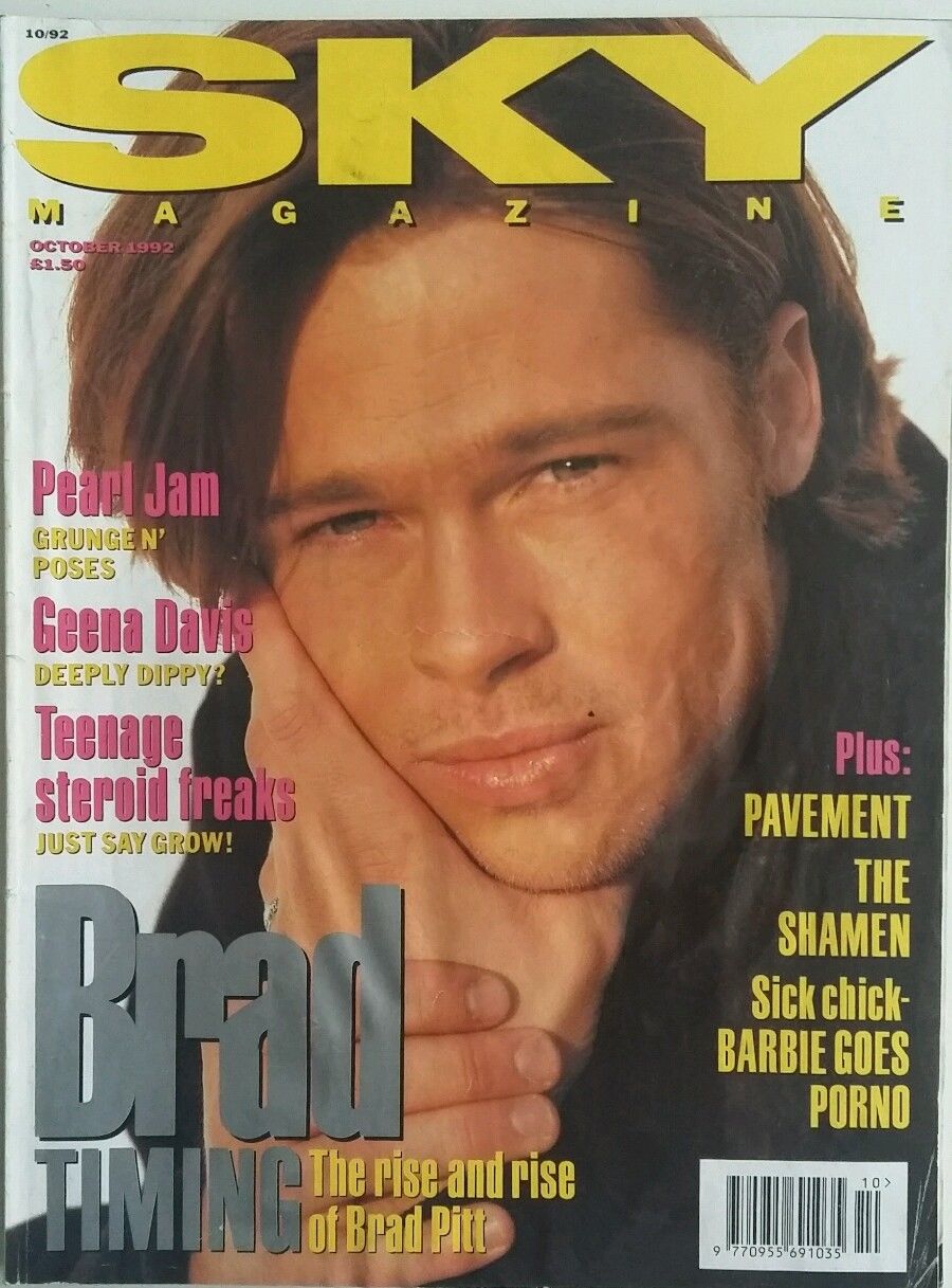 SKYMAG magazine side cover October 1992