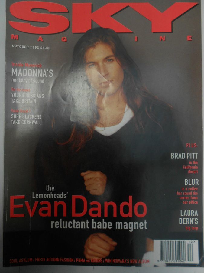 SKYMAG magazine side cover October 1993