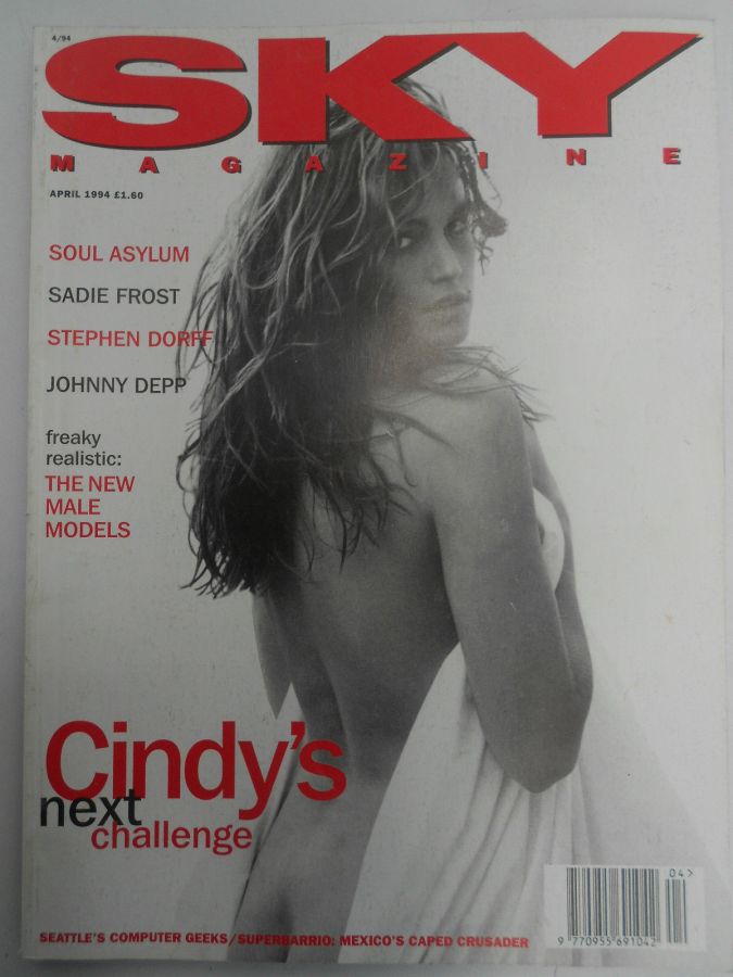 SKYMAG magazine side cover April 1994