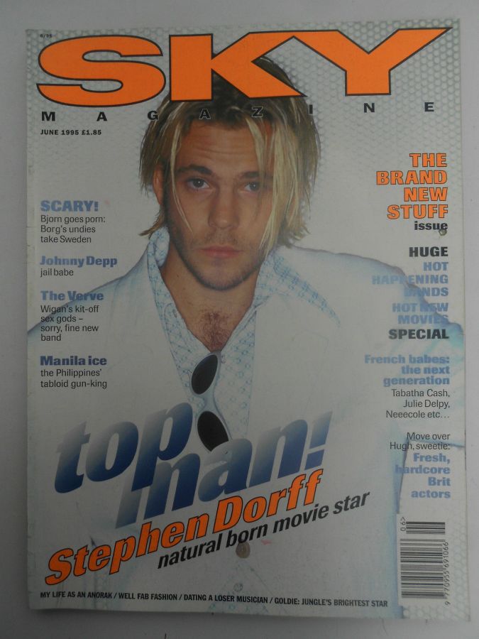 SKYMAG magazine side cover June 1995