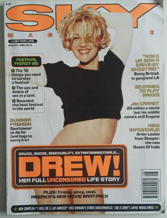 SKYMAG magazine side cover August 1996