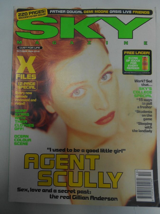 SKYMAG magazine side cover October 1996