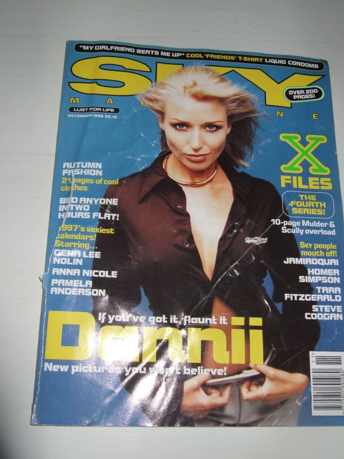 SKYMAG magazine side cover November 1996