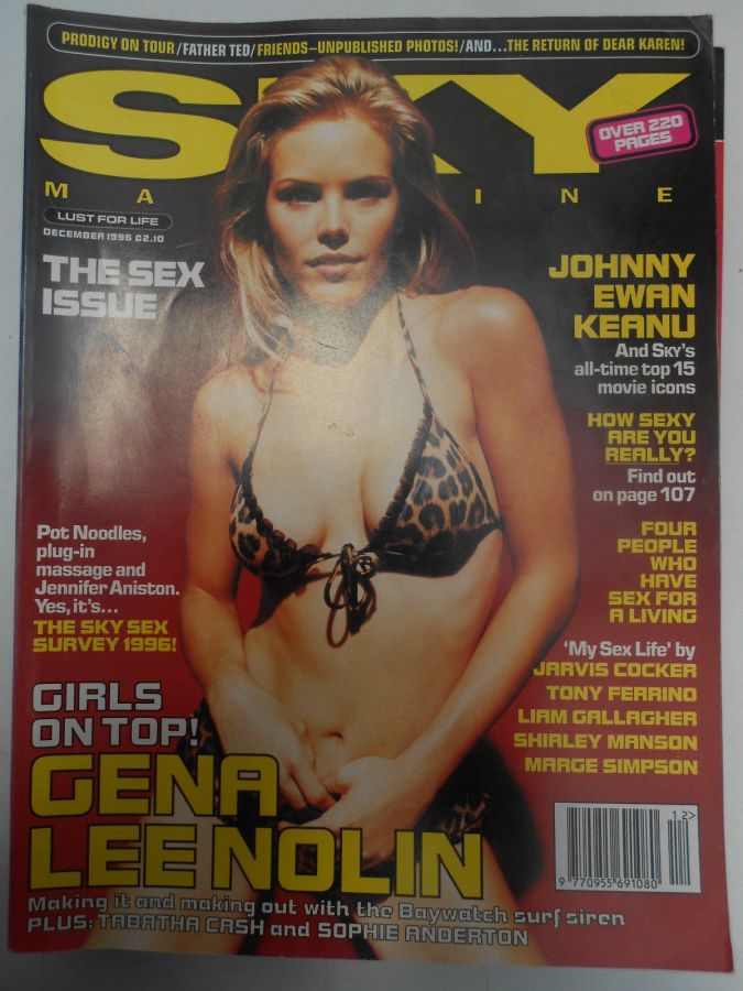 SKYMAG magazine side cover December 1996