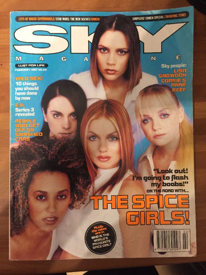 SKYMAG magazine side cover February 1997