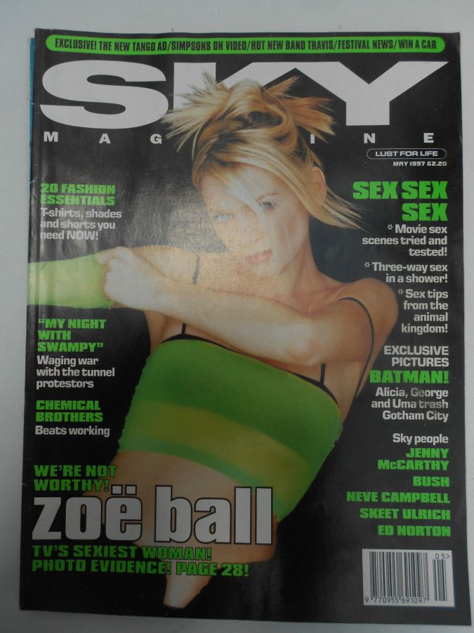 SKYMAG magazine side cover May 1997