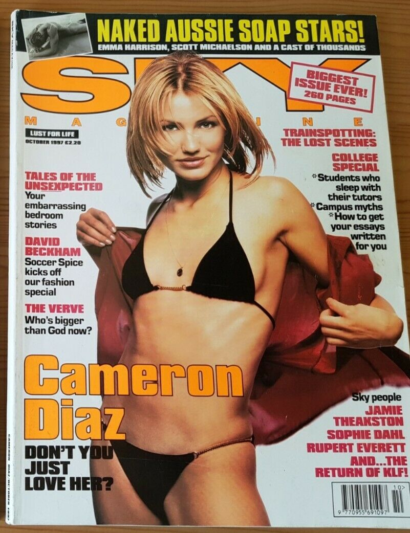 SKYMAG magazine side cover October 1997
