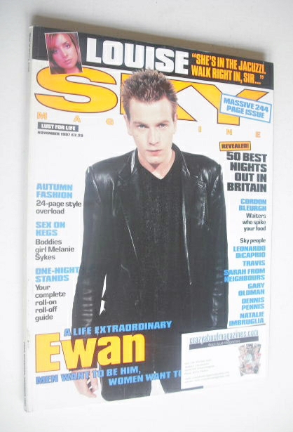 SKYMAG magazine side cover November 1997