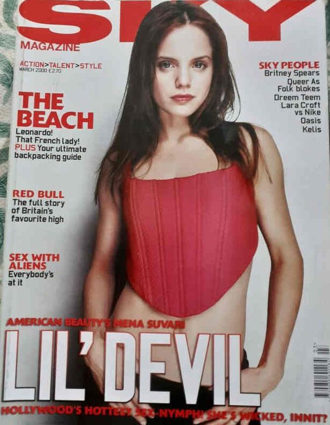 SKYMAG magazine side cover March 2000