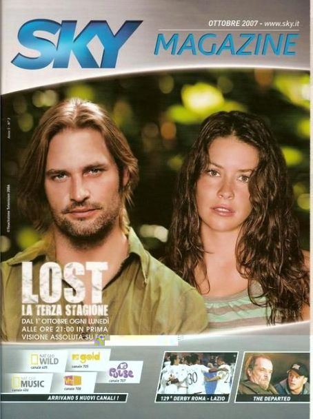 SKY MAGAZINE (IT) magazine side cover  October 2007