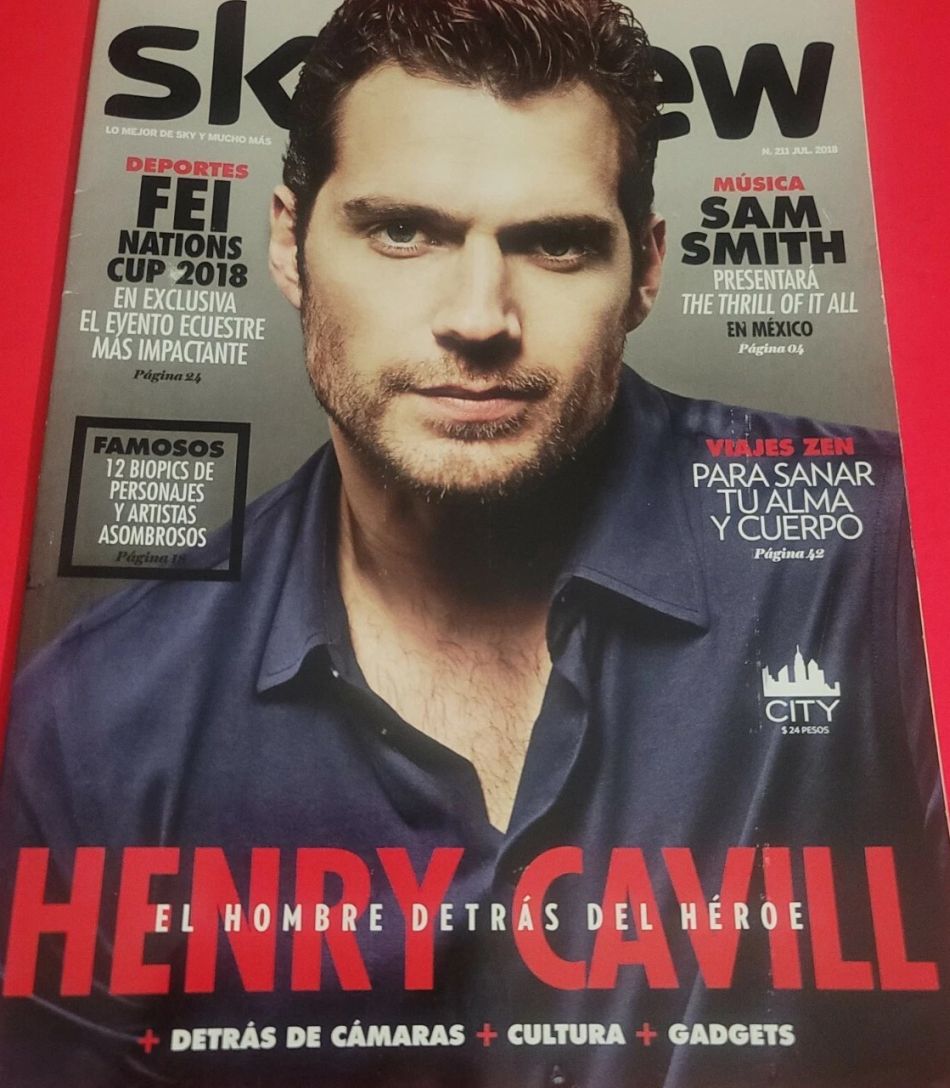 SKY VIEW MEXICO magazine side cover Issue 211  July 2018