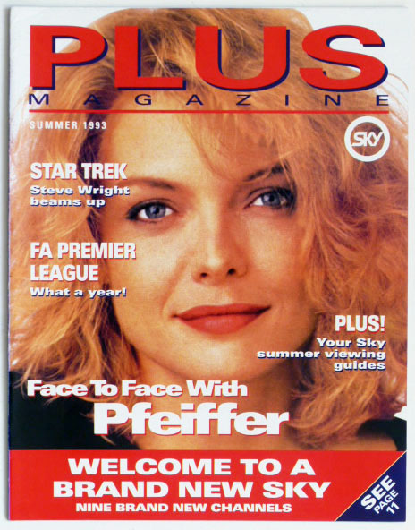 SKY PLUS magazine side cover Summer 1993