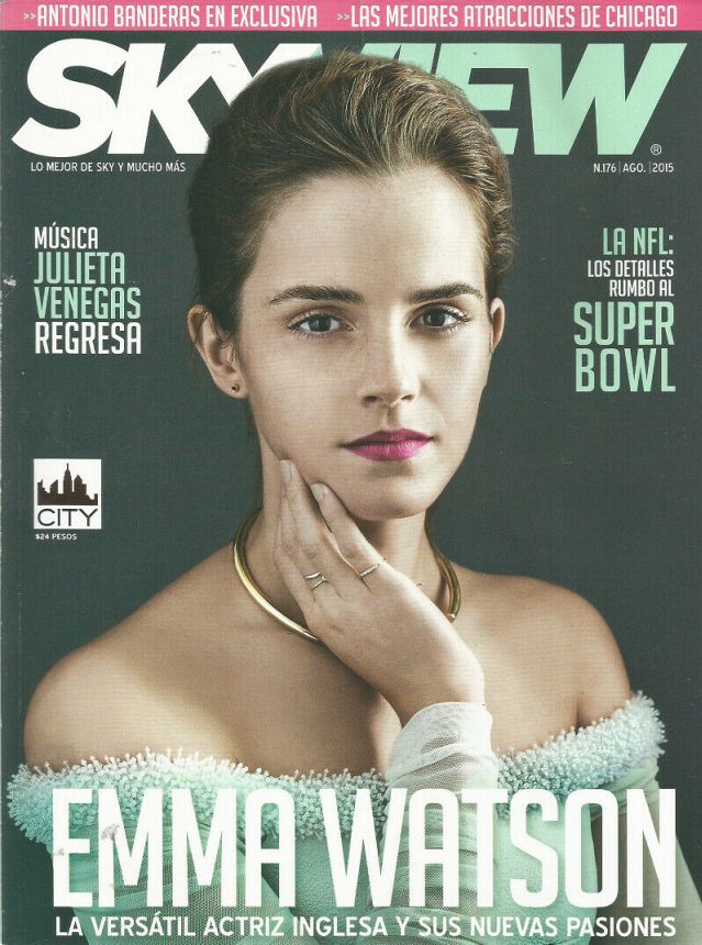SKY VIEW MEXICO magazine side cover Issue 176  August 2015