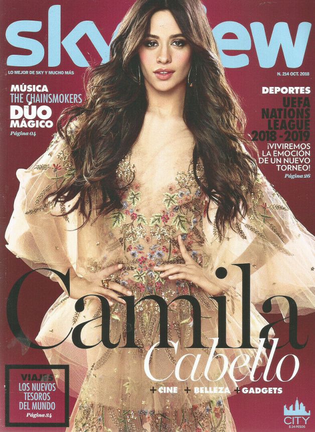 SKY VIEW MEXICO magazine side cover Issue 214  October 2018