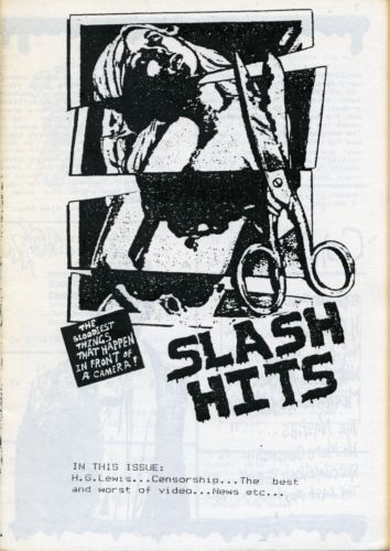 SLASH HITS (80s) magazine side cover Issue 1  