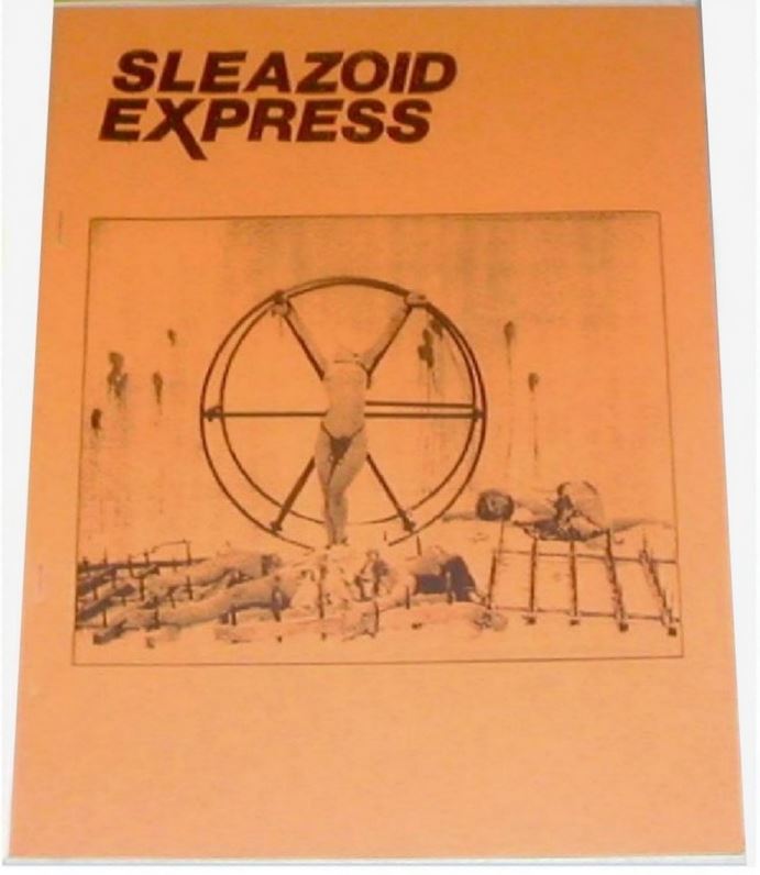 SLEAZOID EXPRESS magazine side cover Issue 5 Fall 2002