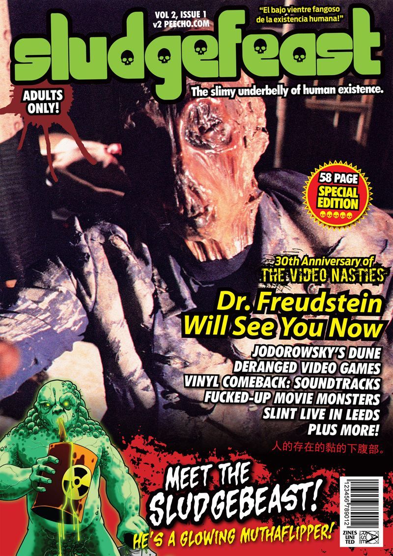 SLUDGEFEAST magazine side cover Issue 4  Vol 2 No  1   2017