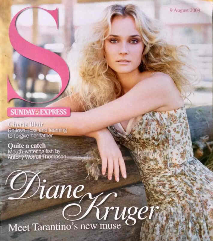 SUNDAY EXPRESS S MAGAZINE magazine side cover 9 August 2009