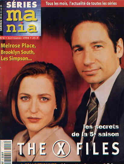 SERIES MANIA magazine side cover Issue 8 September 1998