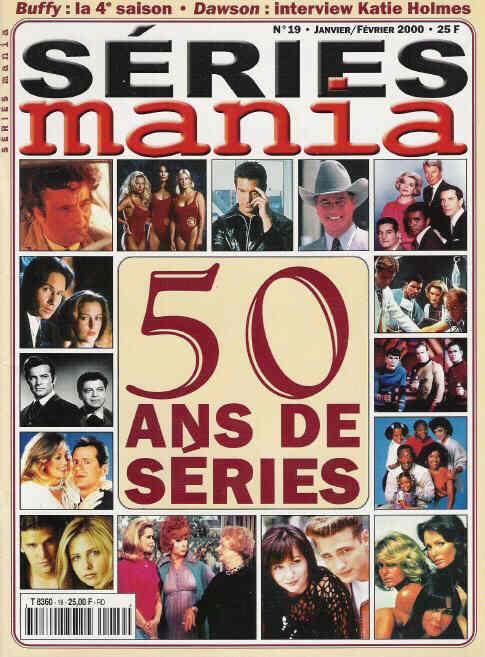 SERIES MANIA magazine side cover Issue 19 January/February 2000