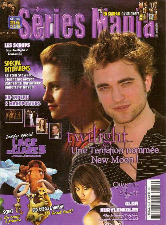 SERIES MANIA magazine side cover Issue 76 June/July 2009