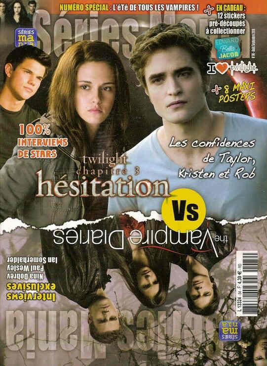 SERIES MANIA magazine side cover Issue 84 August/September 2010