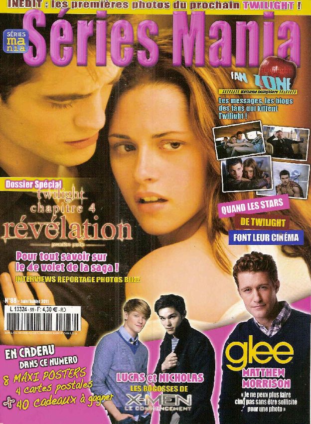 SERIES MANIA magazine side cover Issue 88 June 2011