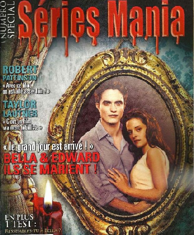 SERIES MANIA magazine side cover Issue 90 November 2011