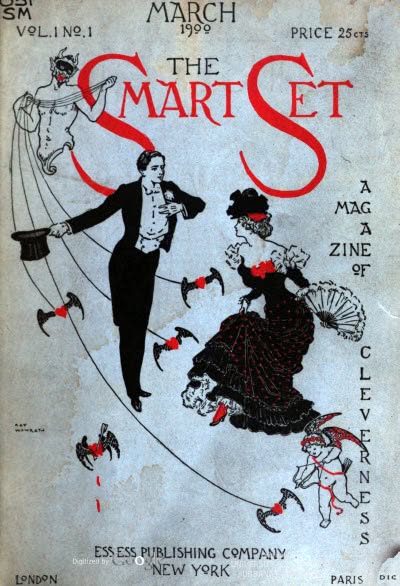 SMART SET magazine side cover  Vol 1 No  1  March 1900