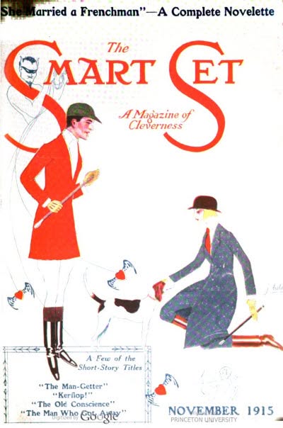 SMART SET magazine side cover  November 1915