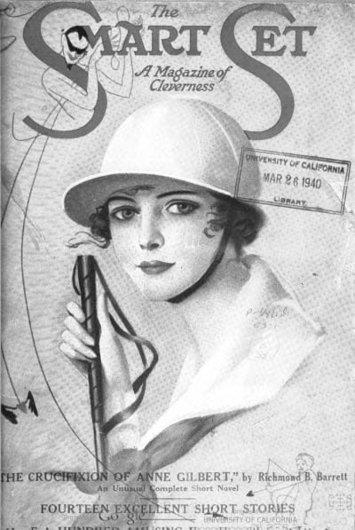 SMART SET magazine side cover  September 1917
