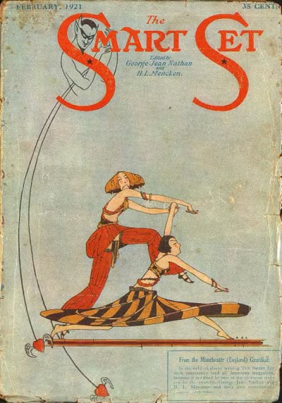 SMART SET magazine side cover  February 1921