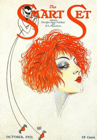 SMART SET magazine side cover  October 1921