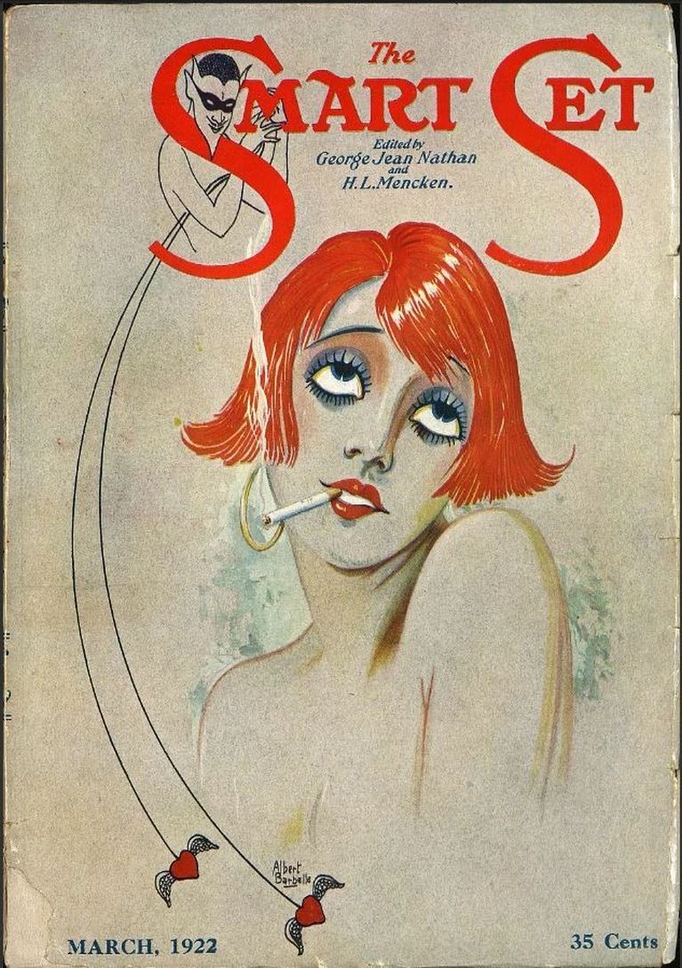 SMART SET magazine side cover  March 1922