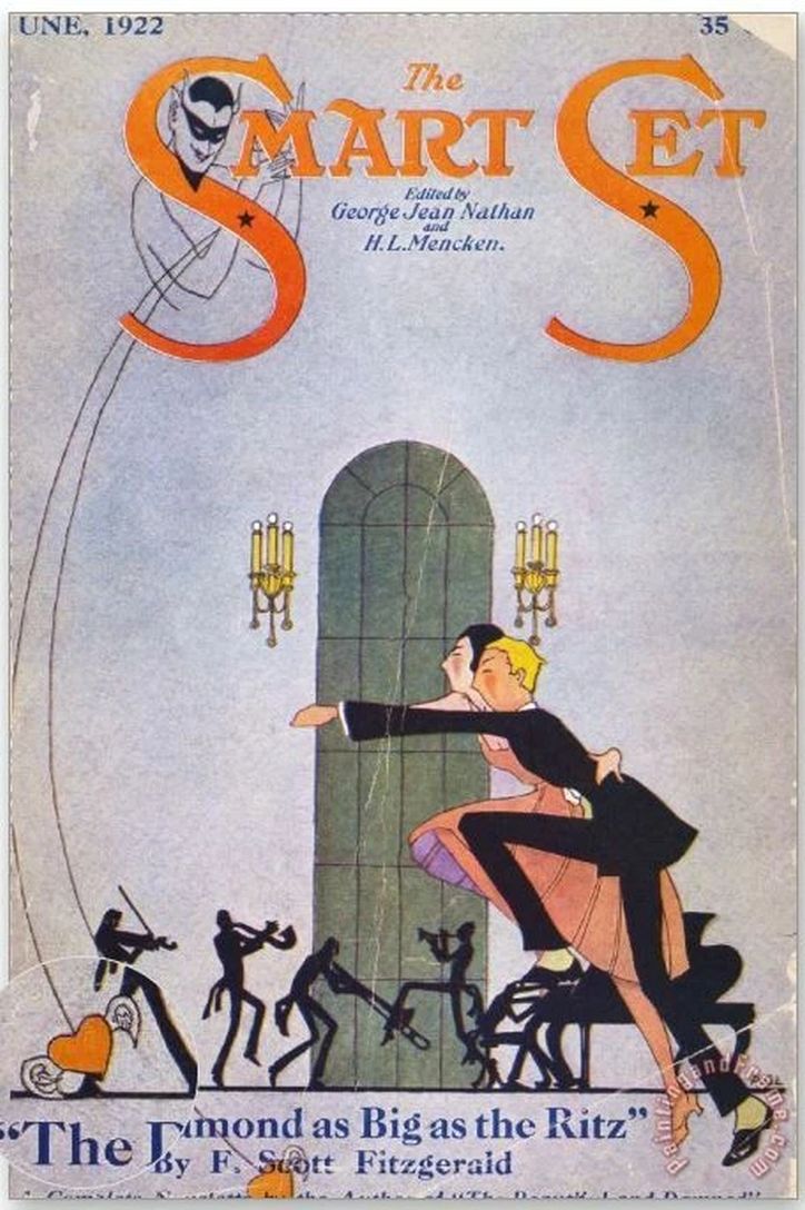 SMART SET magazine side cover  June 1922