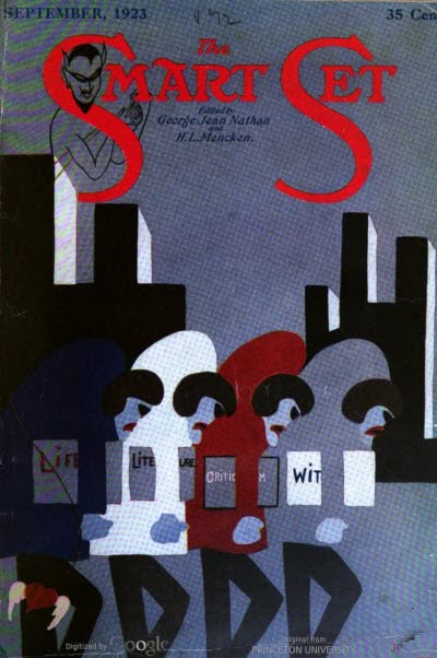SMART SET magazine side cover  September 1923