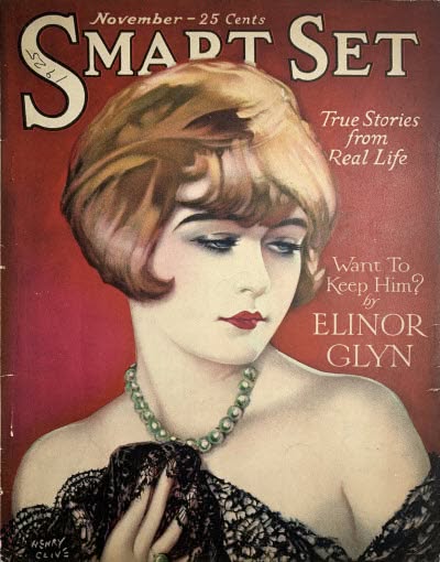 SMART SET magazine side cover  November 1925