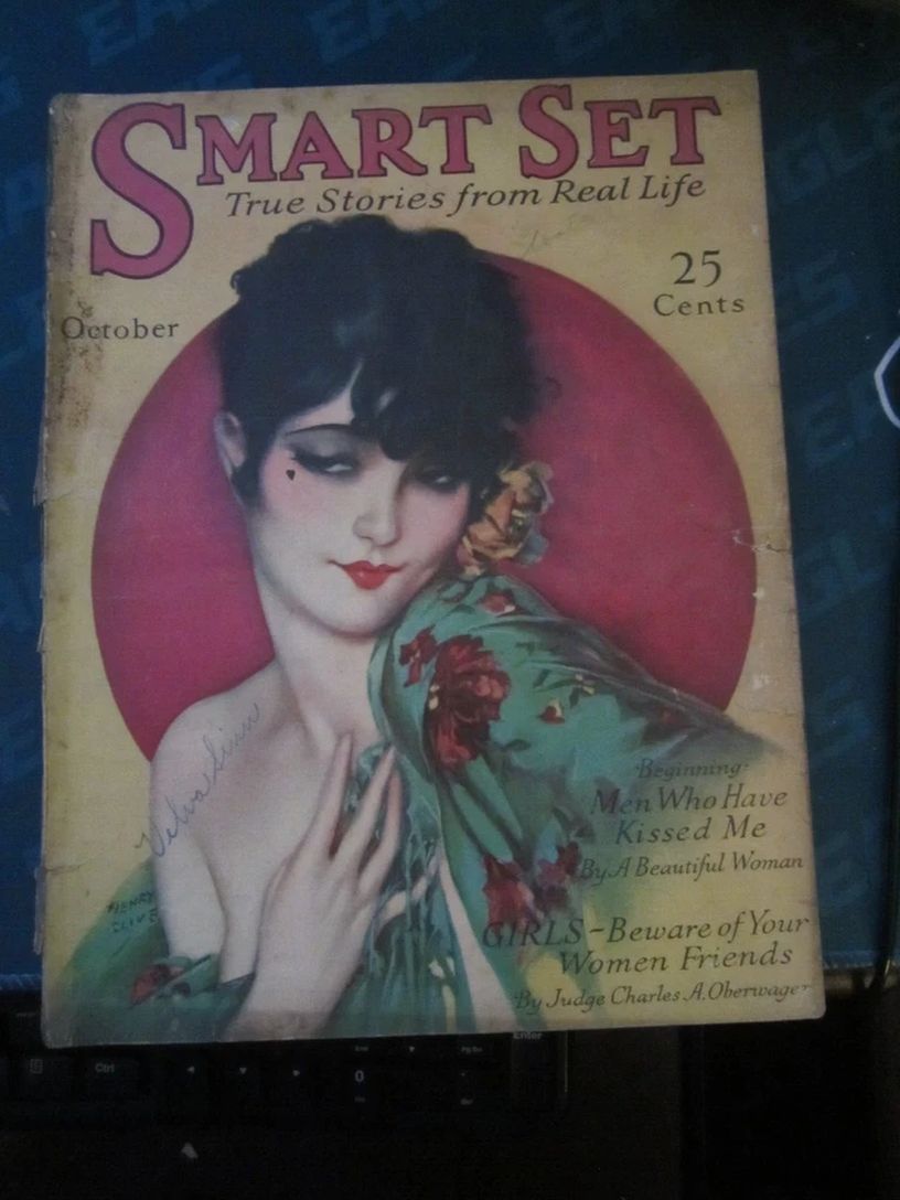 SMART SET magazine side cover  October 1926