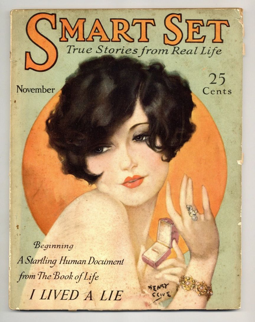 SMART SET magazine side cover  November 1926