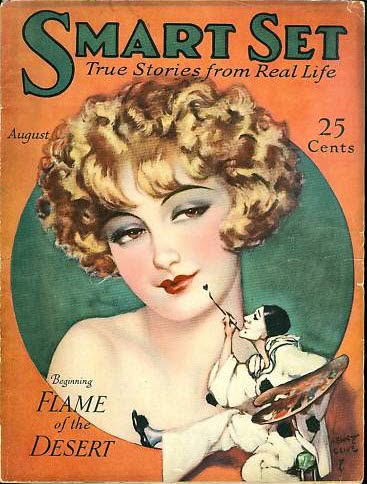 SMART SET magazine side cover  August 1927