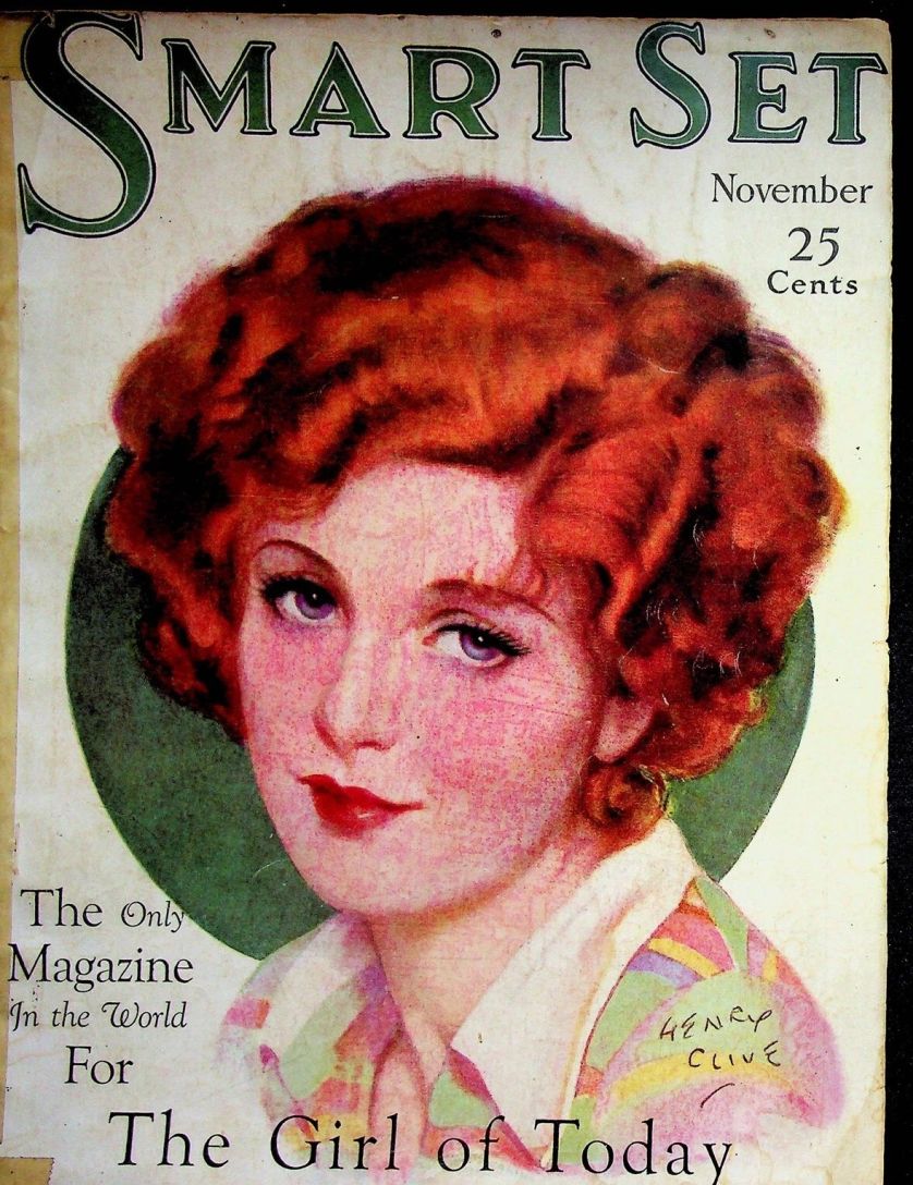 SMART SET magazine side cover  November 1928