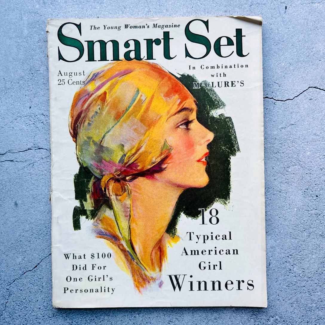 SMART SET magazine side cover  August 1929