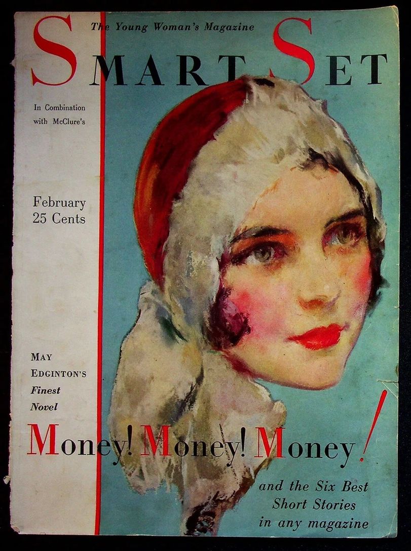 SMART SET magazine side cover  February 1930