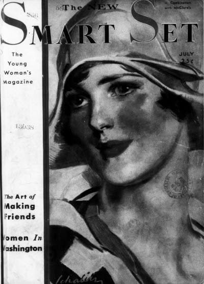 SMART SET magazine side cover  July 1930