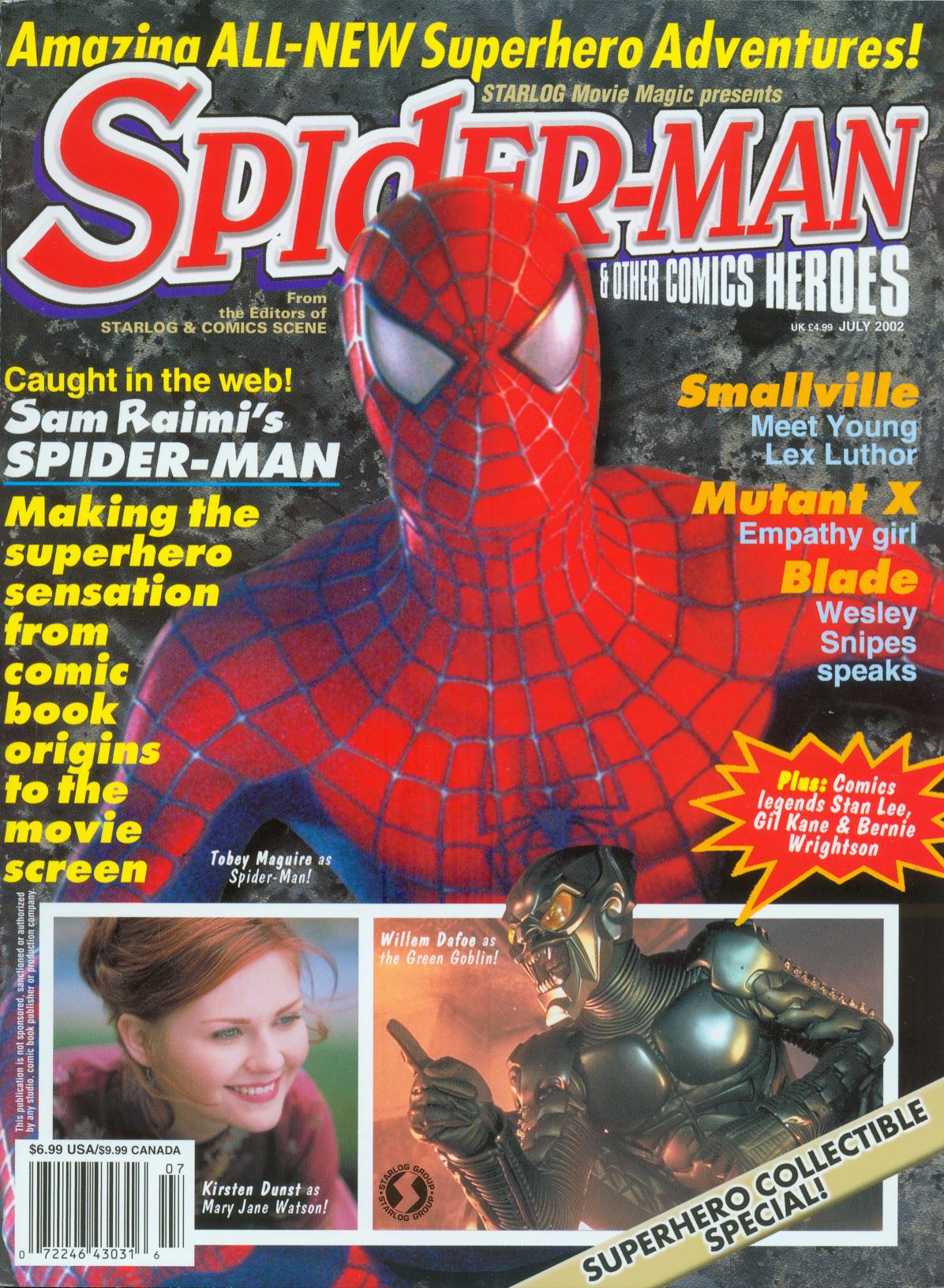 STARLOG MOVIE MAGIC magazine side cover  July 2002