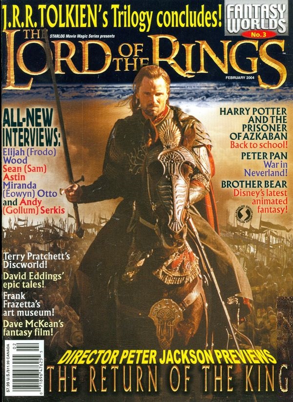 STARLOG MOVIE MAGIC magazine side cover Issue 3  February 2004